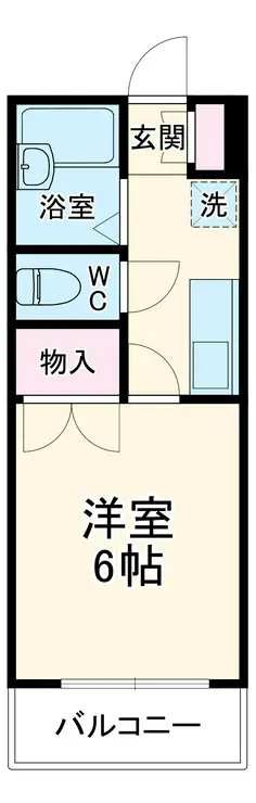 ラーチ鷺沼 2階階 間取り
