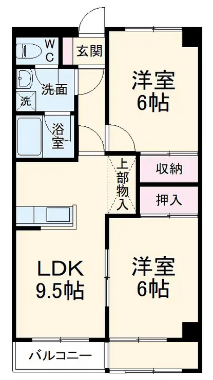 ロワール市川 4階階 間取り