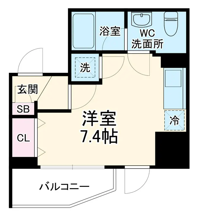 ライブコート草加 12階階 間取り
