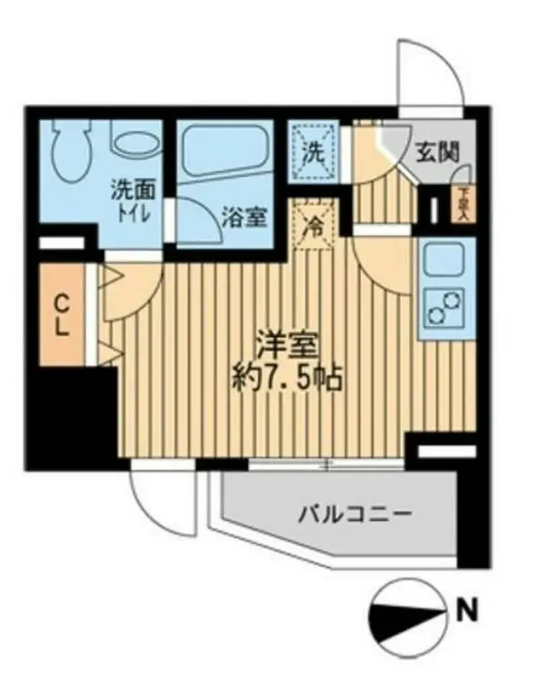 ライブコート草加 7階階 間取り