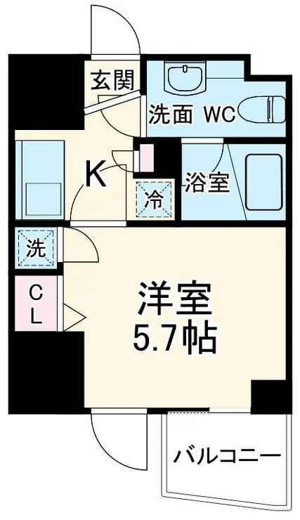 ライブコート草加 8階階 間取り
