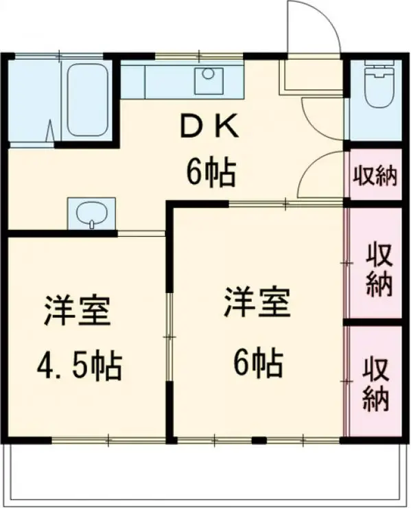 玉堤スカイハイム 2階階 間取り