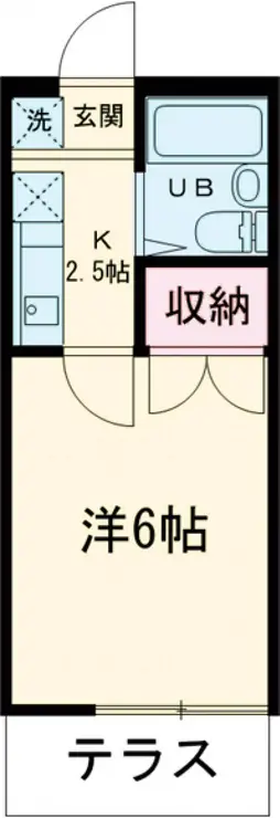 ウッドハウス上鶴間 1階階 間取り