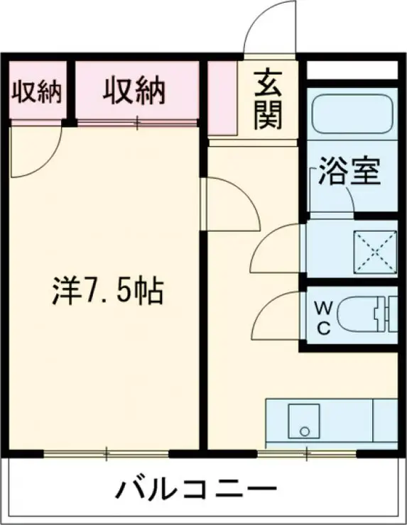 シャトー大岡山 2階階 間取り