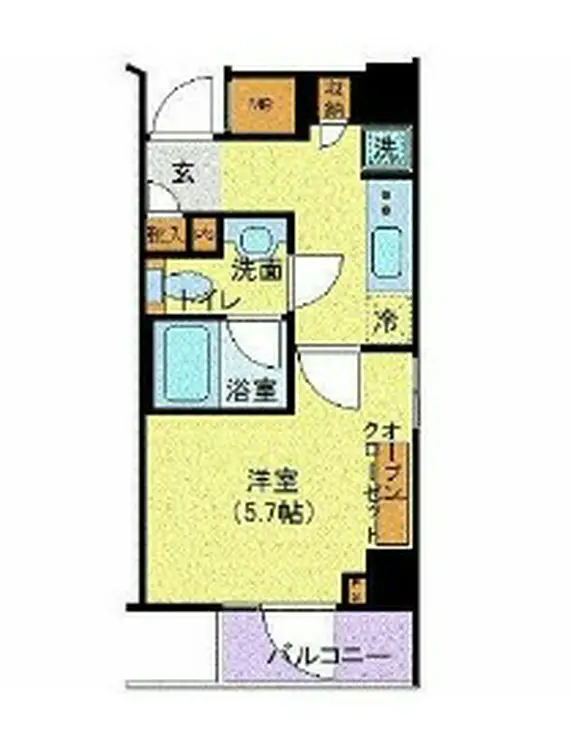 レグラス川崎ウエスト 2階階 間取り