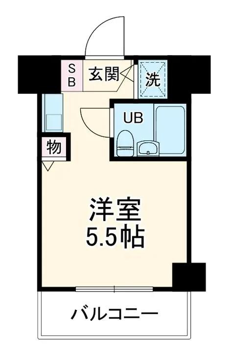 ロワレール横浜西壱番館 5階階 間取り