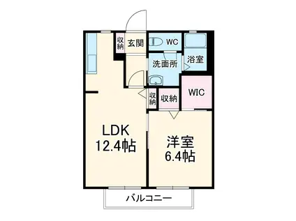 グランステージ(1LDK/1階)の間取り写真