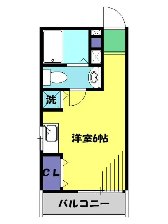バーン栄 2階階 間取り