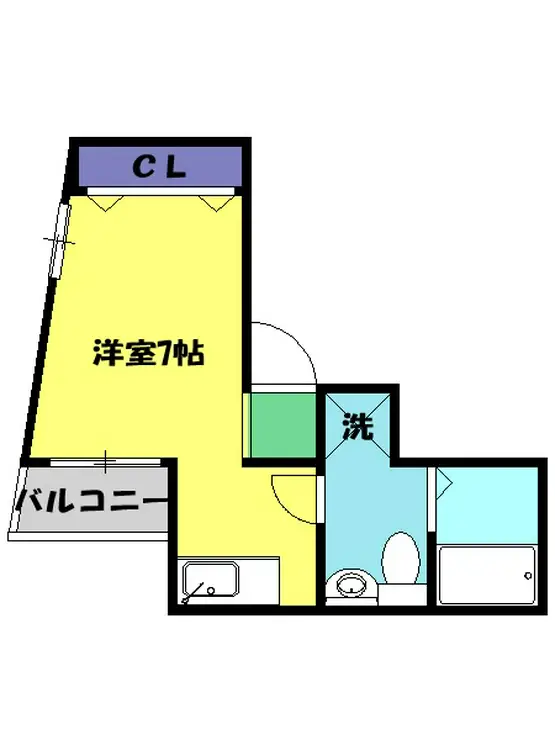 バーン栄 4階階 間取り