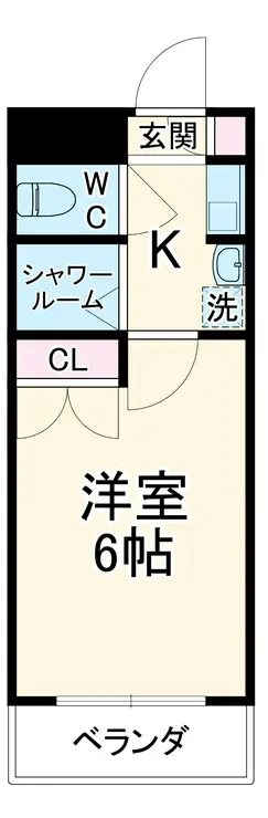 ジョイフル向ヶ丘遊園第2 1階階 間取り