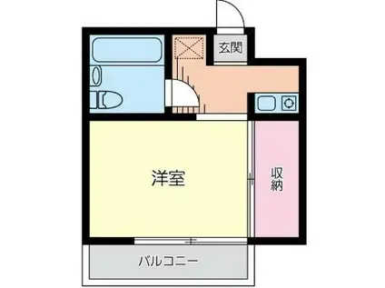 グレイスM(1K/1階)の間取り写真