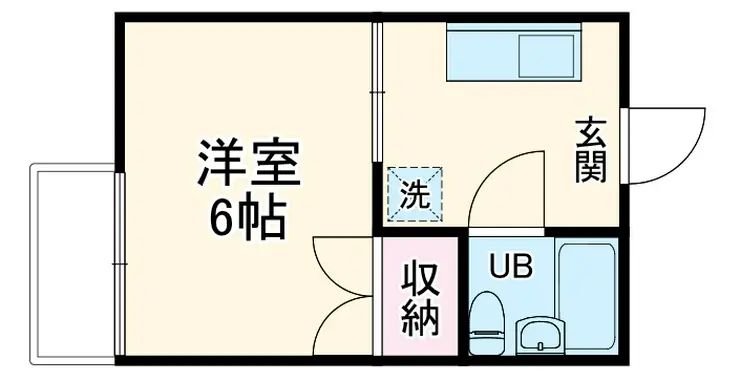 サンハイツ中里 2階階 間取り