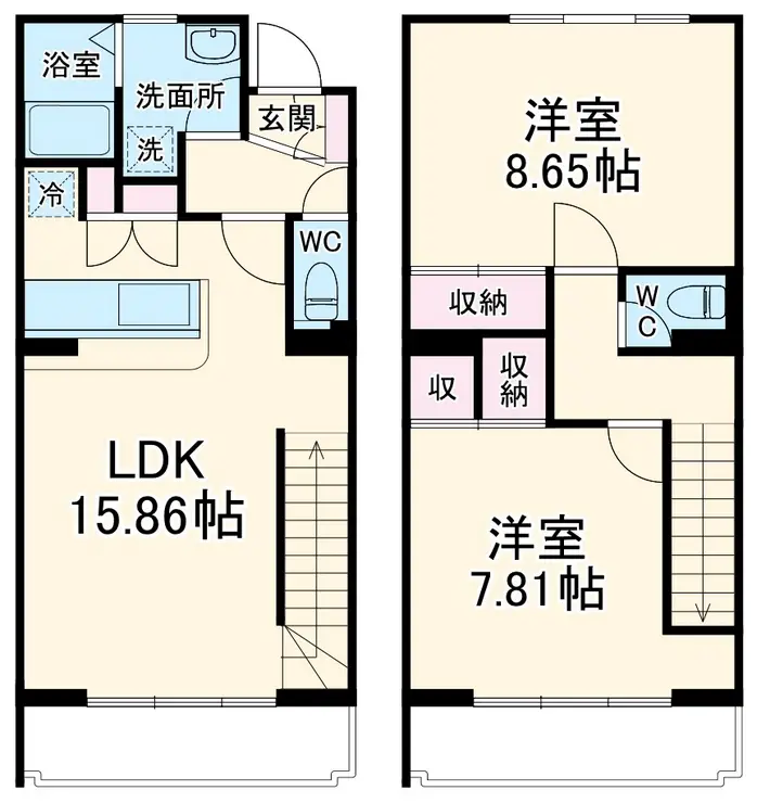 カンフローエンス・久地 1階階 間取り