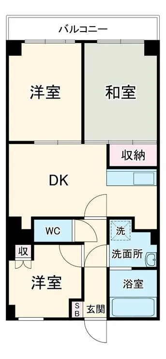 スターホームズ横須賀中央 3階階 間取り