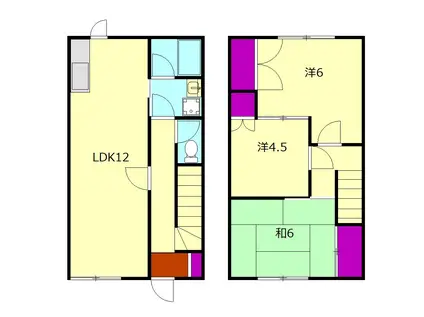 ＴＹハウス(3LDK)の間取り写真
