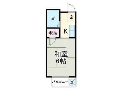 ソフィアマンション(1K/5階)の間取り写真