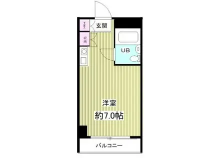 メゾン・ド・ノア大和田(ワンルーム/6階)の間取り写真