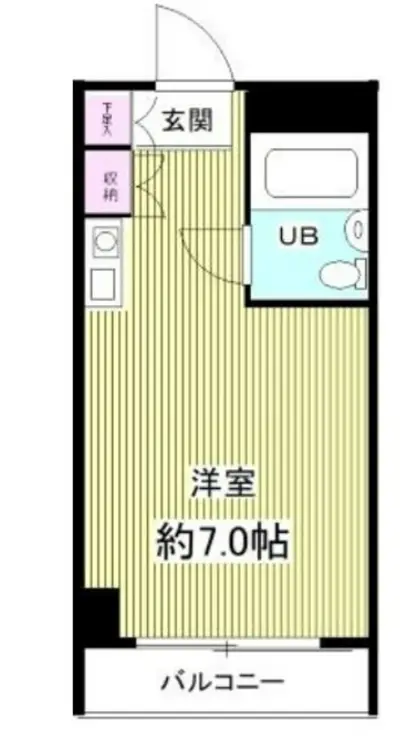 メゾンドノア大和田 6階階 間取り