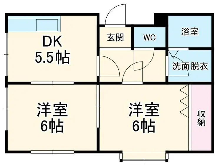 サンハイツ丸山 2階階 間取り