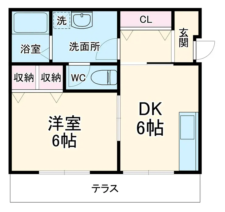 メイトチヨダ -1階階 間取り