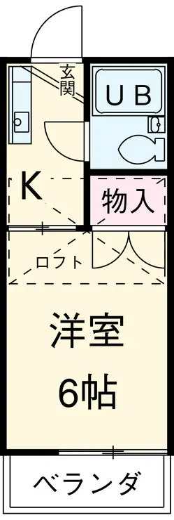 メゾンパレット 1階階 間取り
