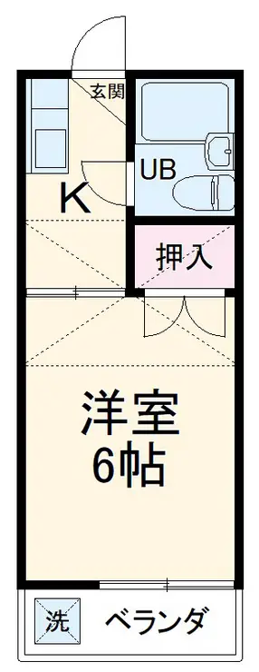 メゾンパレット 2階階 間取り