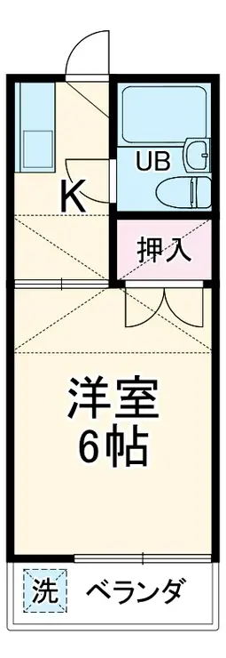 メゾンパレット 2階階 間取り