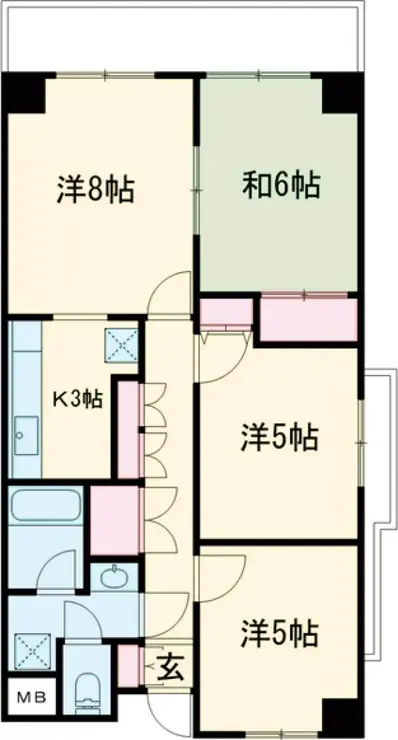 ヴェルデ久我山 4階階 間取り