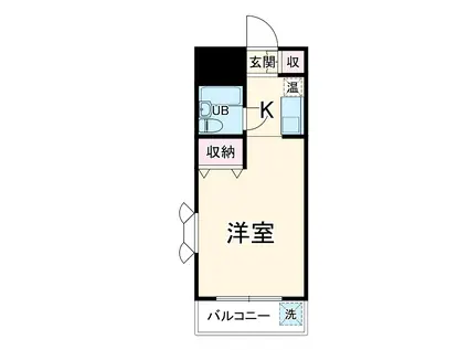 マイキャッスル宮崎台Ⅱ(ワンルーム/4階)の間取り写真