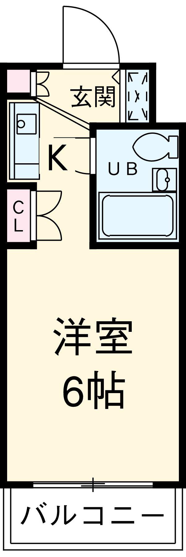 ダイホープラザ橋本Ⅲ(ワンルーム/2階)の間取り写真