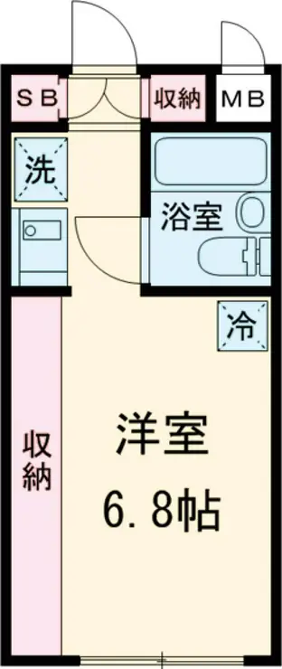 ドミール玉川学園 1階階 間取り
