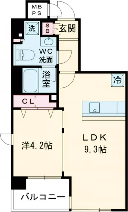 メインステージ桜上水 4階階 間取り