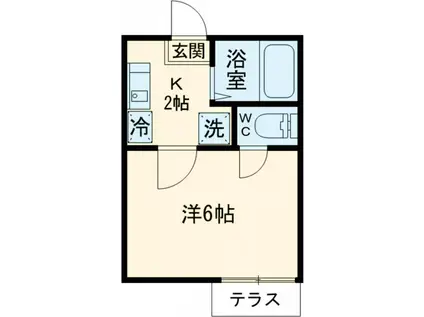 クーネル八王子(1K/3階)の間取り写真
