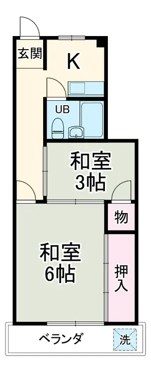 西船橋永谷マンション 2階階 間取り