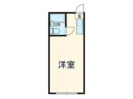 パレーシャル湘南館3(ワンルーム/2階)の間取り写真