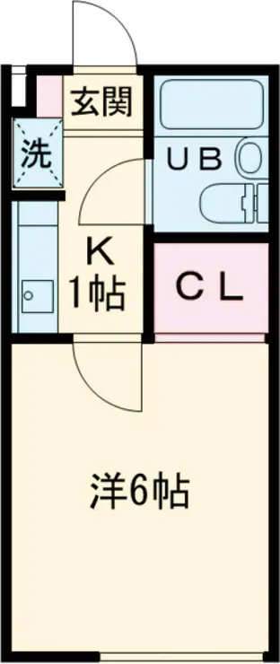 アーバンハイツ大岡山 2階階 間取り