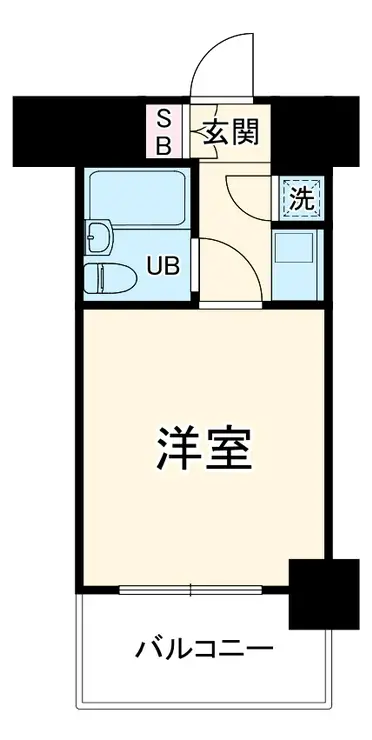 クリオ平塚参番館 6階階 間取り