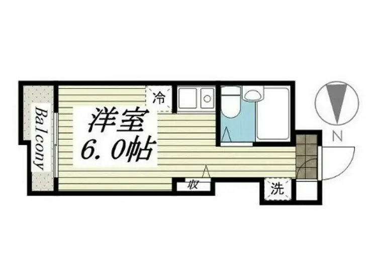 コンフォート長津田 3階階 間取り