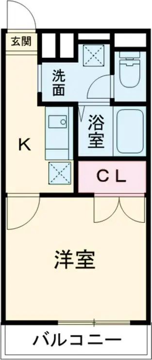 アンプルールフェールM2 2階階 間取り