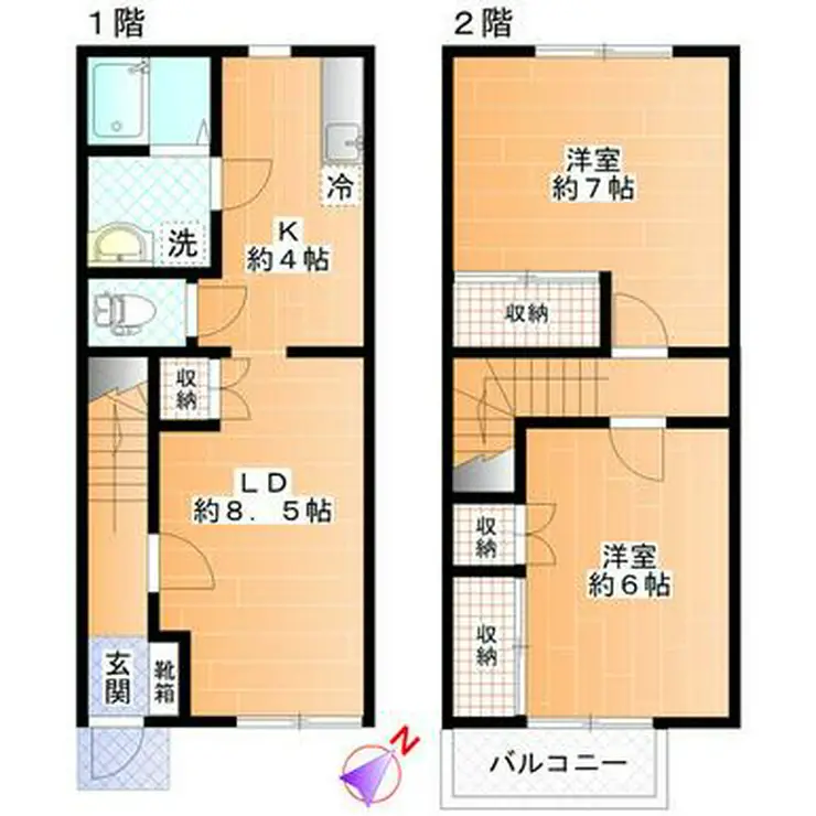 暁ガーデン 1階階 間取り