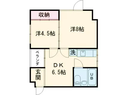 大手町ハイツ(2DK/3階)の間取り写真