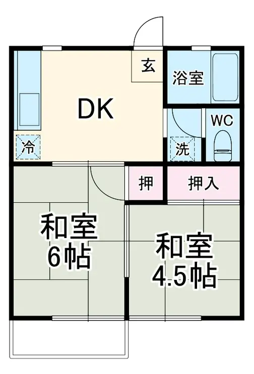 コーポ85 1階階 間取り