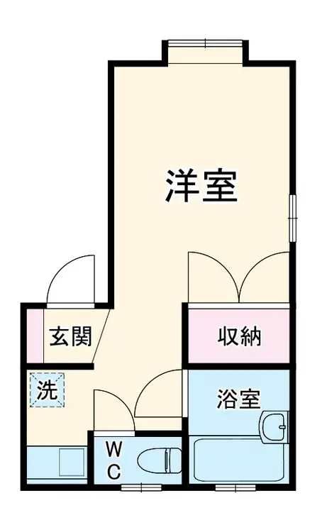 エクセルコーポ 2階階 間取り