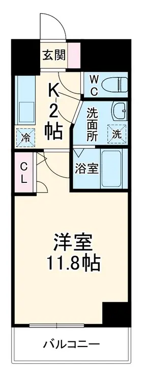キャメロット新越谷 9階階 間取り