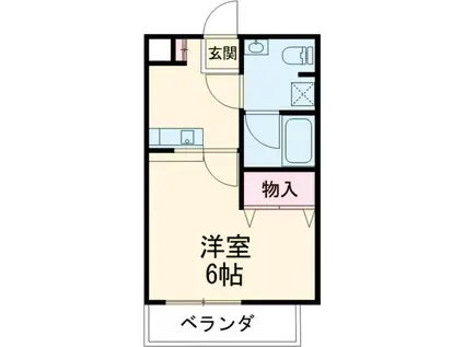 S-FORT玉川学園前(1K/1階)の間取り写真