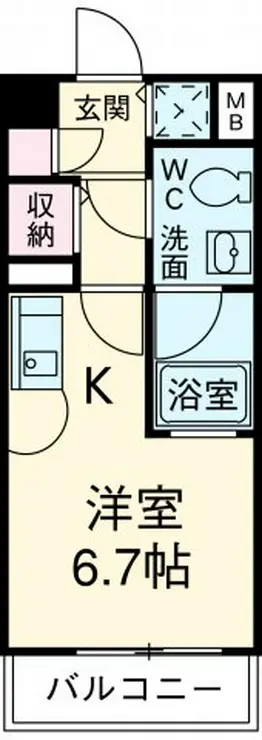 サンセール与野本町 4階階 間取り