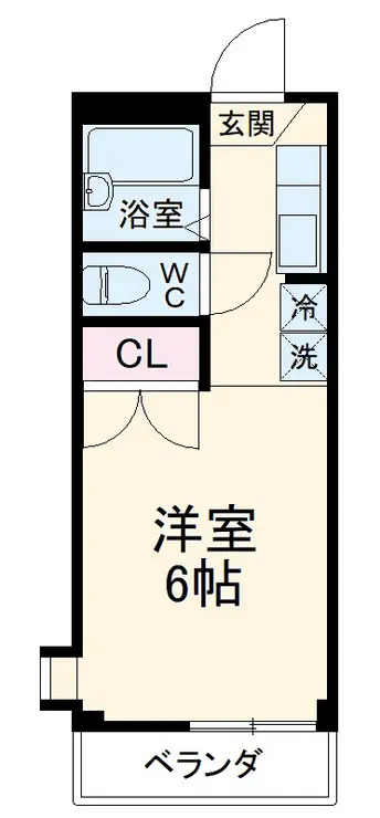 アローズ梶ヶ谷 1階階 間取り