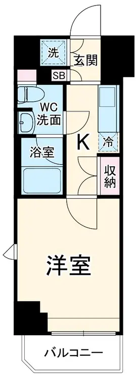 ルーブル新丸子 2階階 間取り