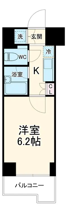 ルーブル二子多摩川 4階階 間取り