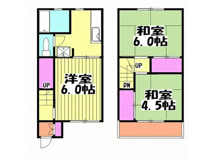 テラス・ボ・ヌールＢ(3K)の間取り写真